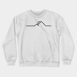 Mountaintop Sunset Crewneck Sweatshirt